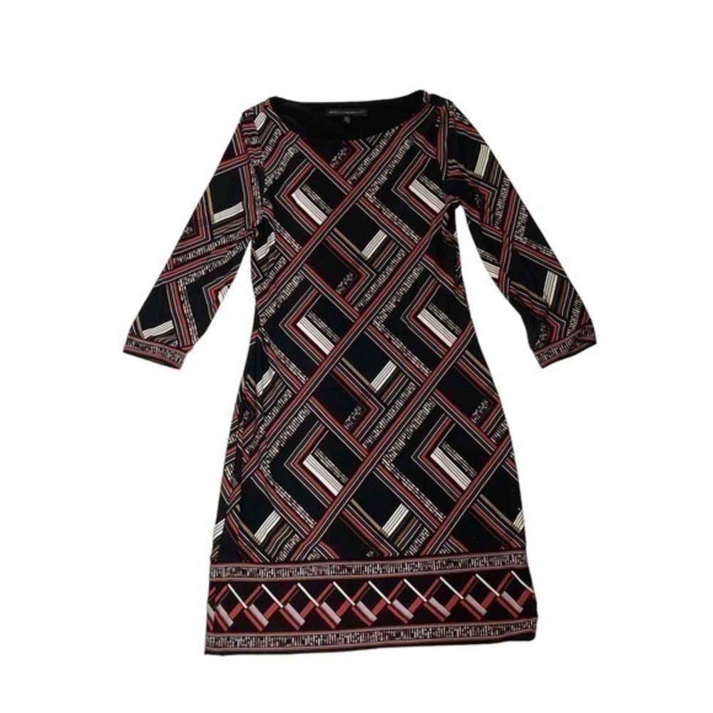 White House black market multicolor dress